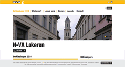 Desktop Screenshot of lokeren.n-va.be
