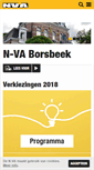 Mobile Screenshot of borsbeek.n-va.be