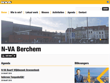 Tablet Screenshot of berchem.n-va.be