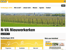 Tablet Screenshot of nieuwerkerken.n-va.be