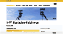 Desktop Screenshot of houthalen-helchteren.n-va.be
