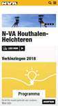 Mobile Screenshot of houthalen-helchteren.n-va.be