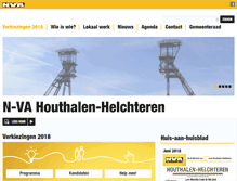 Tablet Screenshot of houthalen-helchteren.n-va.be