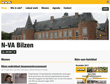 Tablet Screenshot of bilzen.n-va.be
