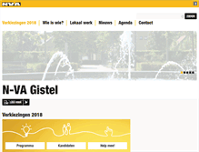 Tablet Screenshot of gistel.n-va.be