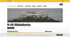 Desktop Screenshot of middelkerke.n-va.be
