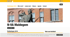 Desktop Screenshot of maldegem.n-va.be