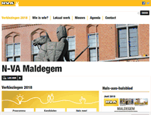 Tablet Screenshot of maldegem.n-va.be
