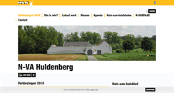 Desktop Screenshot of huldenberg.n-va.be