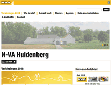 Tablet Screenshot of huldenberg.n-va.be