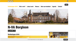 Desktop Screenshot of borgloon.n-va.be