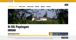 Desktop Screenshot of pepingen.n-va.be