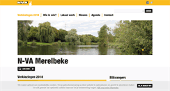 Desktop Screenshot of merelbeke.n-va.be