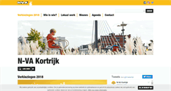 Desktop Screenshot of kortrijk.n-va.be