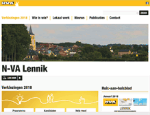 Tablet Screenshot of lennik.n-va.be