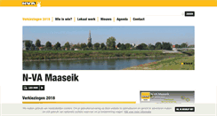 Desktop Screenshot of maaseik.n-va.be