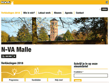 Tablet Screenshot of malle.n-va.be