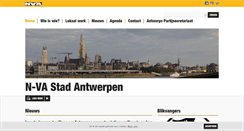 Desktop Screenshot of antwerpen.n-va.be