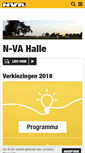 Mobile Screenshot of halle.n-va.be