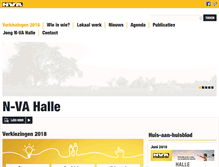 Tablet Screenshot of halle.n-va.be