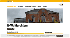 Desktop Screenshot of merchtem.n-va.be