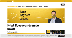 Desktop Screenshot of boechout.n-va.be