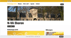 Desktop Screenshot of ekeren.n-va.be