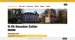 Desktop Screenshot of heusden-zolder.n-va.be