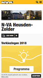 Mobile Screenshot of heusden-zolder.n-va.be