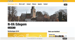 Desktop Screenshot of edegem.n-va.be