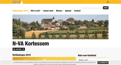 Desktop Screenshot of kortessem.n-va.be