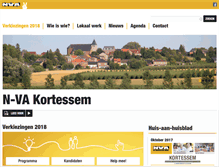 Tablet Screenshot of kortessem.n-va.be