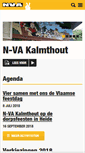 Mobile Screenshot of kalmthout.n-va.be