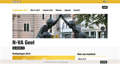 Desktop Screenshot of geel.n-va.be
