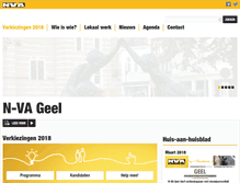 Tablet Screenshot of geel.n-va.be