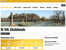 Tablet Screenshot of glabbeek.n-va.be
