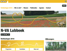 Tablet Screenshot of lubbeek.n-va.be