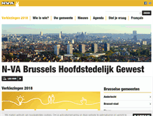 Tablet Screenshot of brussel.n-va.be