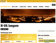 Tablet Screenshot of izegem.n-va.be